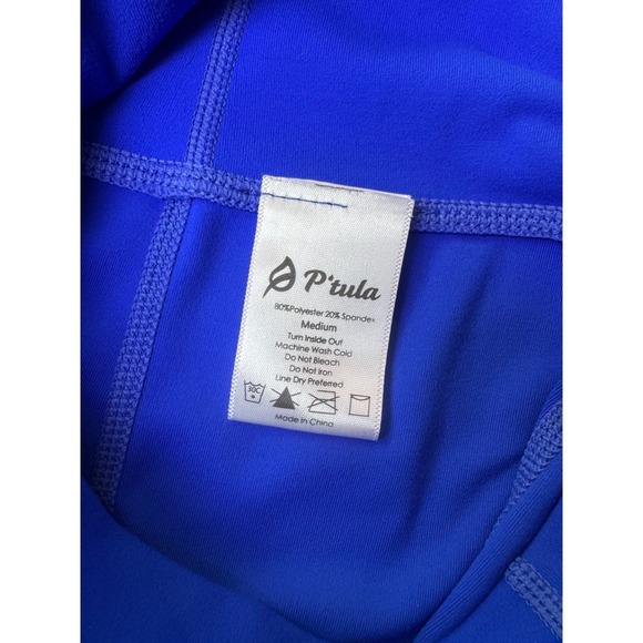 P'TULA Yvette 6" Bike Short - Cobalt Blue - Medium NWOT - Picture 4 of 4